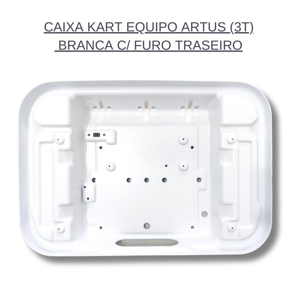 CAIXA EQUIPO ARTUS F C/BIO SYSTEM BRANCA  3TERMINAIS COMPATIVEL FURO TRASEIRO