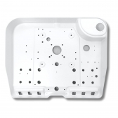 TAMPA EQUIPO SYN LS INOVA PLUS S/TECLA +CAIXA EQUIPO SYNCRUS L GNATUS - BRANCA COMPATIVEL