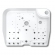 TAMPA EQUIPO SYN LS INOVA PLUS S/TECLA +CAIXA EQUIPO SYNCRUS L GNATUS - BRANCA COMPATIVEL