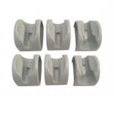 KIT 06 PÇ APOIO TERMINAL ARO/JATO/SUG/VENTURE CINZA COMPATIVEL