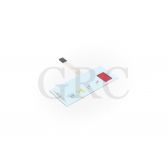 TECLADO MEMBRANA CONTROLE RX ELETRONIC DABI