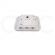 CAIXA EQUIPO ARTUS C C/ BIO GNATUS BRANCA (3TERMINAIS) COMPATIVEL S/FURO TRAS BASE
