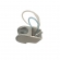 CJ 3 - SUPORTE PONTA ARO EQ SYNCRUS CINZA COMPLETO COMPATIVEL