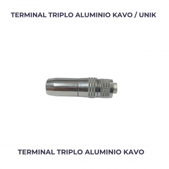 TERMINAL TRIPLO ALUMINIO KAVO / UNIK