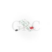 TECLADO MEMBRANA CONTROLE RX ELETRONIC DABI