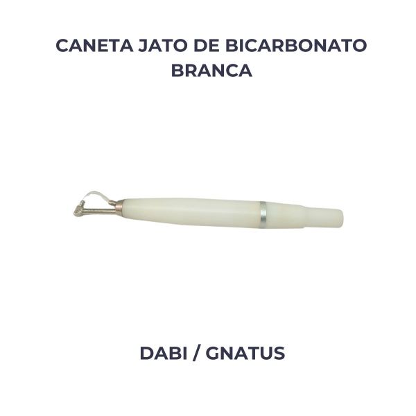 CANETA JATO PÓ BICARBONATO BRANCA COMPATIVEL DABI/GNATUS