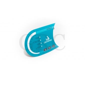 TECLADO MEMBRANA VF -  NV 12/21 TURQUESA CRISTÓFOLI