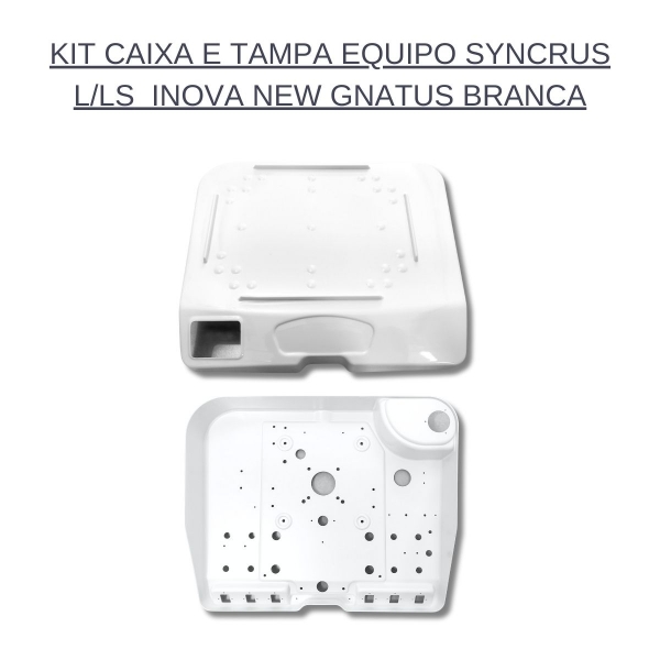 TAMPA EQUIPO SYNCRUS LS/S INOVA NEW+CAIXA EQUIPO SYNCRUS L GNATUS - BRANCA COMPATIVEL