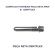 CORPO DA PONTEIRA PECA RETA PR01 B  DENTFLEX