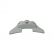 CAPA PEDAL JOYSTICK 3 BOTOES S/ BASE FERRO DABI CINZA CLARO DABI