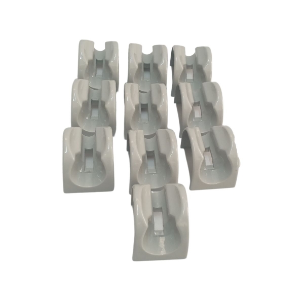KIT 10 PÇ APOIO TERMINAL ARO/JATO/SUG/VENTURE CINZA COMPATIVEL