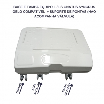 CJ CAIXA/TAMPA/SUPORTE DE PONTAS S/VALVULA EQUI SYNCRUS GNATUS COMPATIVEL