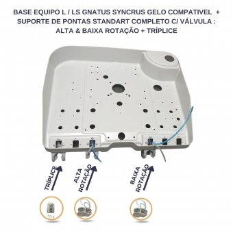 CJ CAIXA EQUIPO C/SUPORTE DE PONTAS COMPLETO SYNCRUS GNTAUS  GELO COMPATIVEL