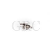 CONEXÃO T (ESPIGÃO) 8MM X(PORCA) 3MM X (ESPIGÃO) 8 MM