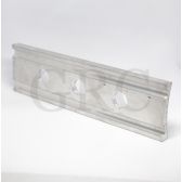 SUPORTE ALUMINIO RESIST INFERIOR VT12L INOX 8,2MM CRISTOFOLI