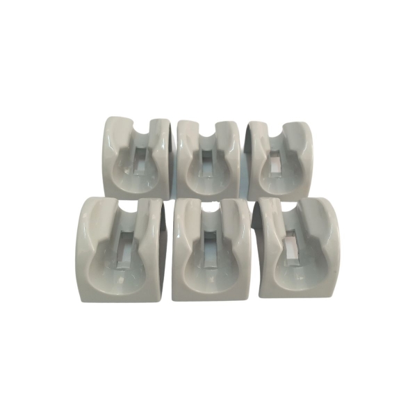 KIT 06 PÇ APOIO TERMINAL ARO/JATO/SUG/VENTURE CINZA COMPATIVEL