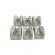 KIT 06 PÇ APOIO TERMINAL ARO/JATO/SUG/VENTURE CINZA COMPATIVEL