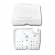 TAMPA EQUIPO SYN LS INOVA PLUS S/TECLA +CAIXA EQUIPO SYNCRUS L GNATUS - BRANCA COMPATIVEL